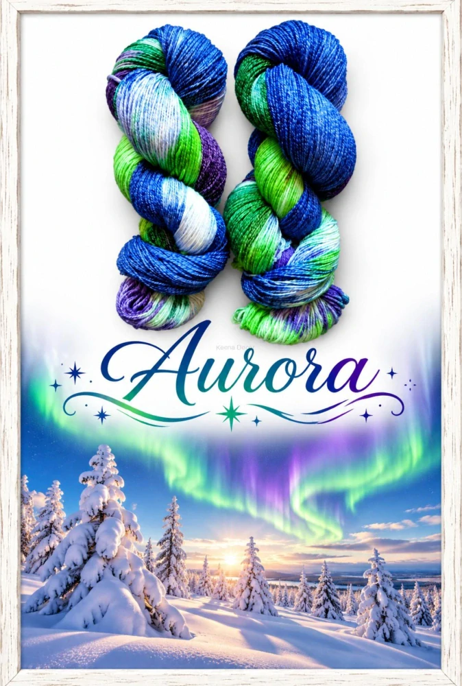 Ručně barvená příze - AURORA