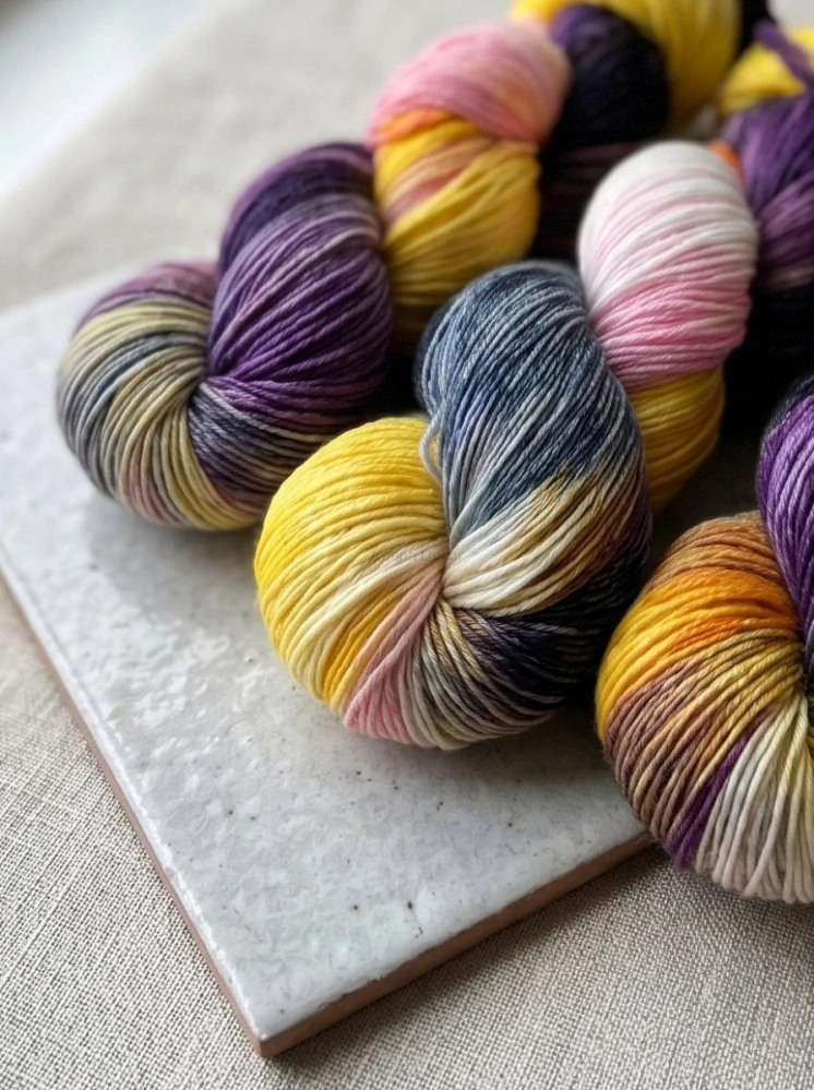 Ručně barvené merino - MACEŠKY