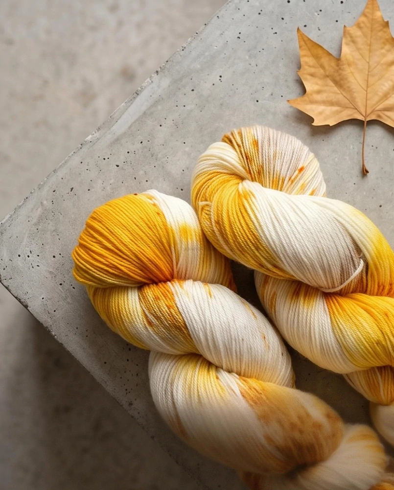 Ručně barvené merino - CRÈME BRÛLÉE