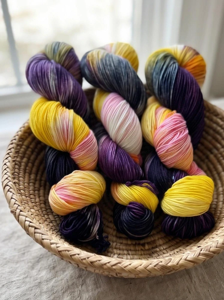Ručně barvené merino - MACEŠKY