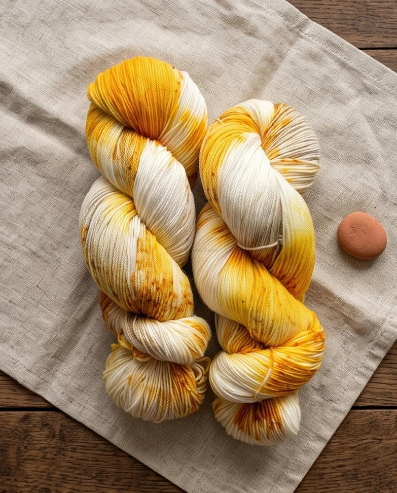 Ručně barvené merino - CRÈME BRÛLÉE