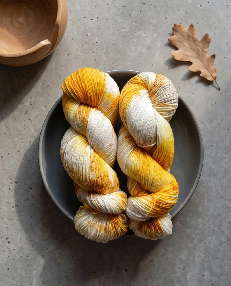 Ručně barvené merino - CRÈME BRÛLÉE